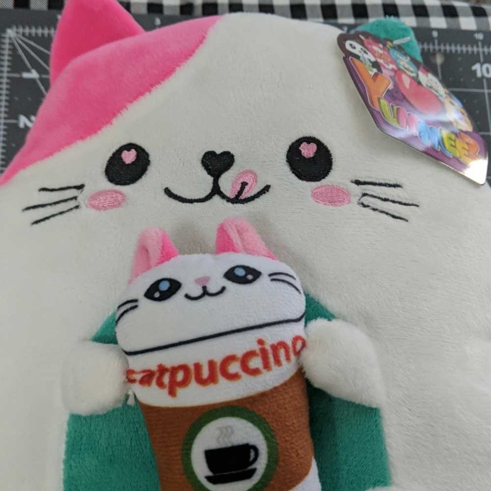 Catpuccino Kitty Plush Peek-A-Boo Toys YummeezNWT